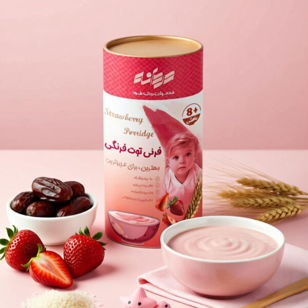 فرنی توت فرنگی